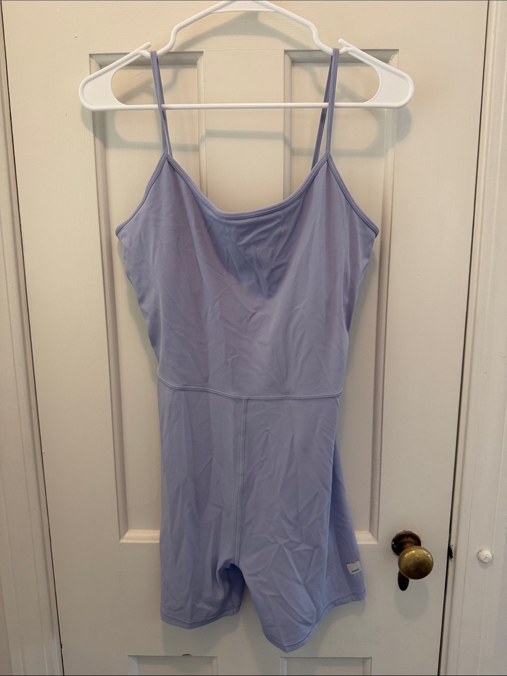 Vuori Lavender Spaghetti-Strap Romper